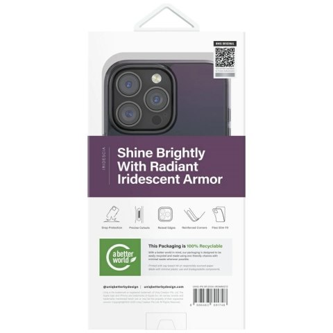 Etui UNIQ Iridescia Magclick Charging na iPhone 16 Pro Max - czarny Etui UNIQ Iridescia Magclick Charging na iPhone 16 Pro Max - czarny