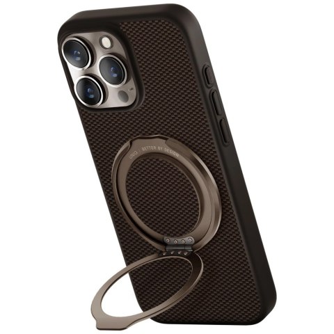 Etui UNIQ Keva Air Magclick Charging GripFit na iPhone 16 Pro Max - brązowe Etui UNIQ Keva Air Magclick Charging GripFit na iPhone 16 Pro Max - brązowe