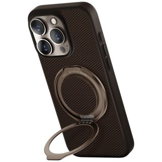 Etui UNIQ Keva Air Magclick Charging GripFit na iPhone 16 Pro - brązowe