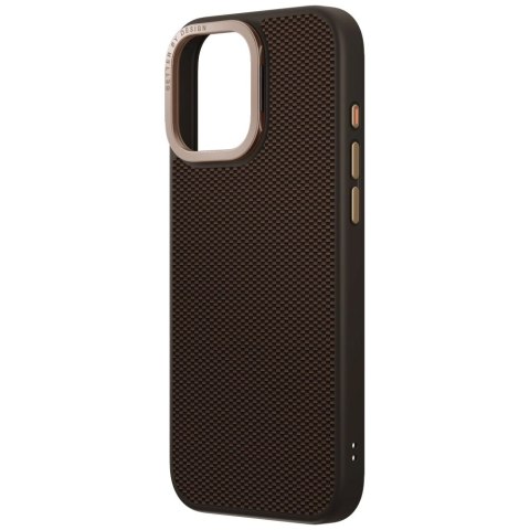 Etui UNIQ Keva Max Magclick Charging Camera Stand na iPhone 16 Pro - brązowe Etui UNIQ Keva Max Magclick Charging Camera Stand na iPhone 16 Pro - brązowe