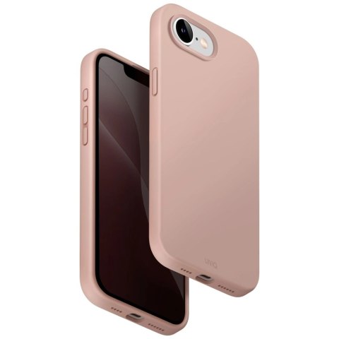 Etui UNIQ Lino Magclick Charging na iPhone 16e - różowe Etui UNIQ Lino Magclick Charging na iPhone 16e - różowe