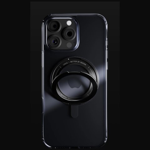 Etui UNIQ Swivix 360 Rotating Kickstand na iPhone 16 Pro Max - czarne Etui UNIQ Swivix 360 Rotating Kickstand na iPhone 16 Pro Max - czarne