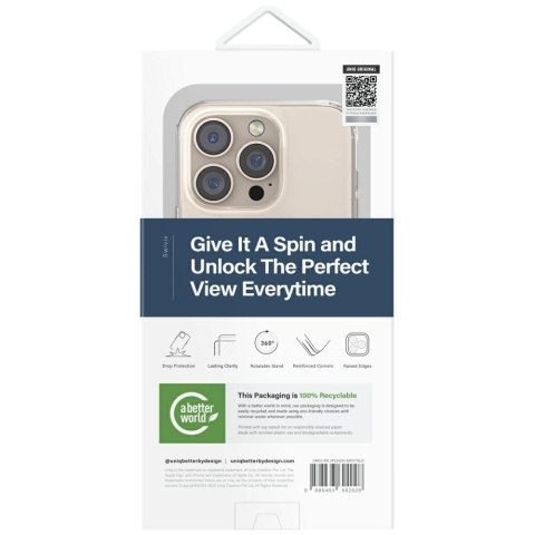 Etui UNIQ Swivix 360 Rotating Kickstand na iPhone 16 - złote Etui UNIQ Swivix 360 Rotating Kickstand na iPhone 16 - złote