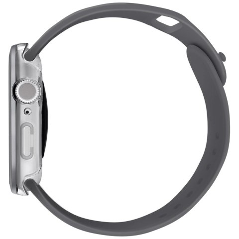 Etui ze szkłem hartowanym UNIQ Voute na Apple Watch 10 46 mm - srebrne