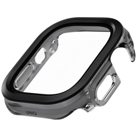 Etui ze szkłem hartowanym UNIQ Voute na Apple Watch Ultra 49 mm - czarne Etui ze szkłem hartowanym UNIQ Voute na Apple Watch Ultra 49 mm - czarne