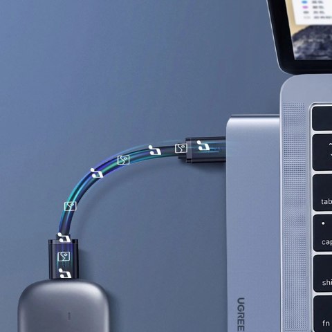 HUB Ugreen 60559 2x USB-C / USB-C PD (Thunderbolt 3, 100W, 4K 60 Hz, 10 Gbps) / HDMI 4K 30 Hz / 3x USB 3.0 do MacBook Pro / Air HUB Ugreen 60559 2x USB-C / USB-C PD (Thunderbolt 3, 100W, 4K 60 Hz, 10 Gbps) / HDMI 4K 30 Hz / 3x USB 3.0 do MacBook Pro / Air