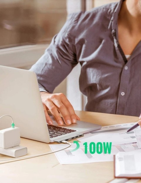 HUB Ugreen 60559 2x USB-C / USB-C PD (Thunderbolt 3, 100W, 4K 60 Hz, 10 Gbps) / HDMI 4K 30 Hz / 3x USB 3.0 do MacBook Pro / Air HUB Ugreen 60559 2x USB-C / USB-C PD (Thunderbolt 3, 100W, 4K 60 Hz, 10 Gbps) / HDMI 4K 30 Hz / 3x USB 3.0 do MacBook Pro / Air