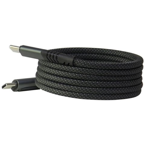 Kabel USB-C / USB-C Audi 2.0 20V 3A 60W - czarny Kabel USB-C / USB-C Audi 2.0 20V 3A 60W - czarny