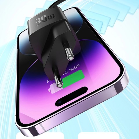 Ładowarka sieciowa Baseus Cube Pro 30W USB-C - czarna Ładowarka sieciowa Baseus Cube Pro 30W USB-C - czarna