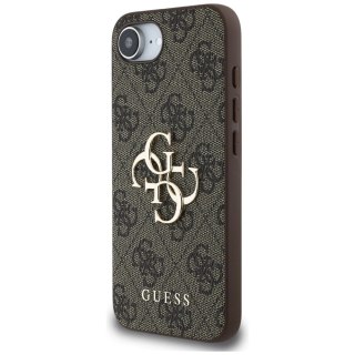 Etui Guess 4G Big Logo na iPhone 16e - brązowe