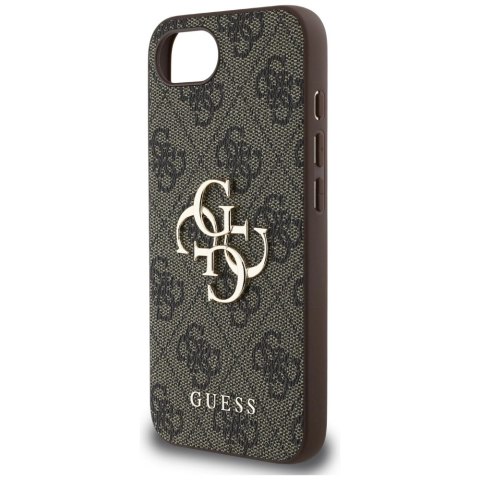 Etui Guess 4G Big Logo na iPhone 16e - brązowe Etui Guess 4G Big Logo na iPhone 16e - brązowe