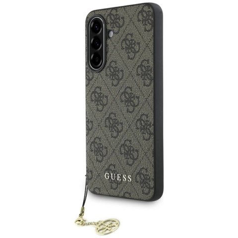 Etui Guess 4G Charms Collection do Samsung Galaxy A36 brązowy Etui Guess 4G Charms Collection do Samsung Galaxy A36 brązowy