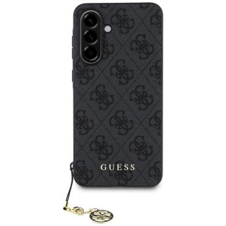 Etui Guess 4G Charms Collection na Samsung Galaxy A56 - czarne