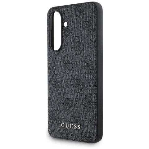 Etui Guess 4G Metal Gold Logo na Samsung Galaxy A56 - czarne