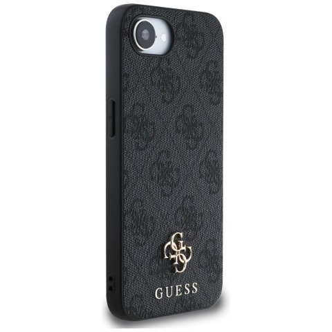 Etui Guess 4G Small 4G and Classic MagSafe na iPhone 16e - czarne Etui Guess 4G Small 4G and Classic MagSafe na iPhone 16e - czarne