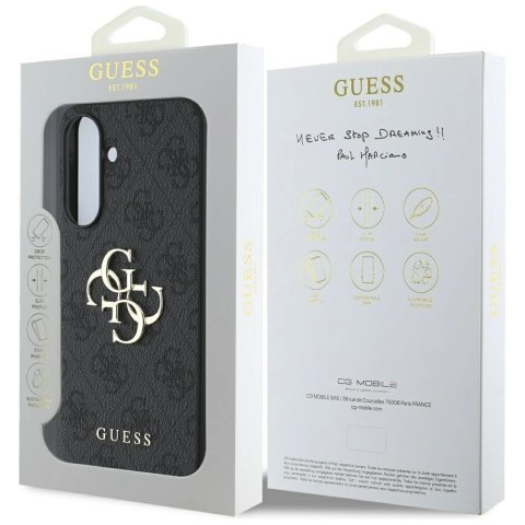 Etui Guess Big 4G Logo Classic Logo na Samsung Galaxy A56 - czarne Etui Guess Big 4G Logo Classic Logo na Samsung Galaxy A56 - czarne