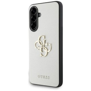 Etui Guess Grained Big 4G Logo Small Classic Logo na Samsung Galaxy A56 - beżowe