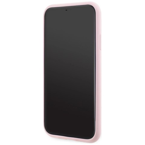 Etui Karl Lagerfeld Silicone Karl&Choupette MagSafe na iPhone 11 - różowe