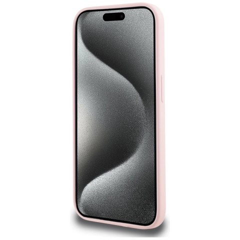 Etui Karl Lagerfeld Silicone Karl&Choupette MagSafe na iPhone 14 Pro Max - różowe