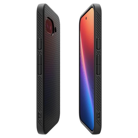 Etui Spigen Liquid Air na Google Pixel 9A - czarny mat Etui Spigen Liquid Air na Google Pixel 9A - czarny mat
