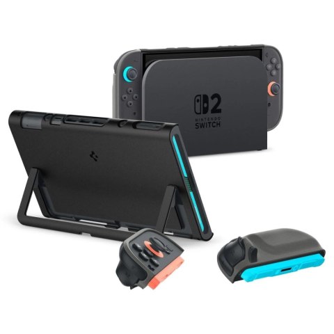 Etui Spigen Nano Pop na Nintendo Switch 2 - czarno-szary Etui Spigen Nano Pop na Nintendo Switch 2 - czarno-szary