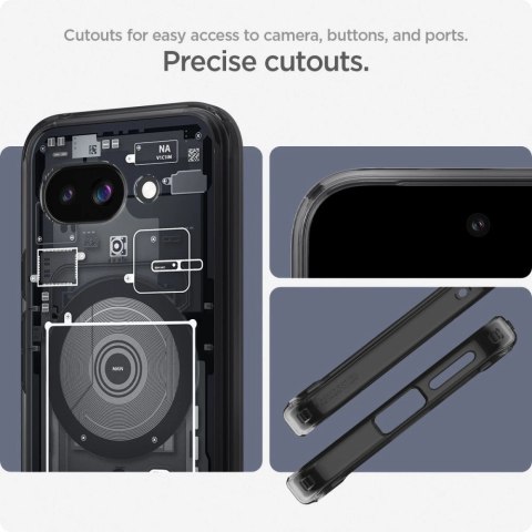 Etui Spigen Ultra Hybrid Mag MagSafe na Google Pixel 9A Zero One - czarne