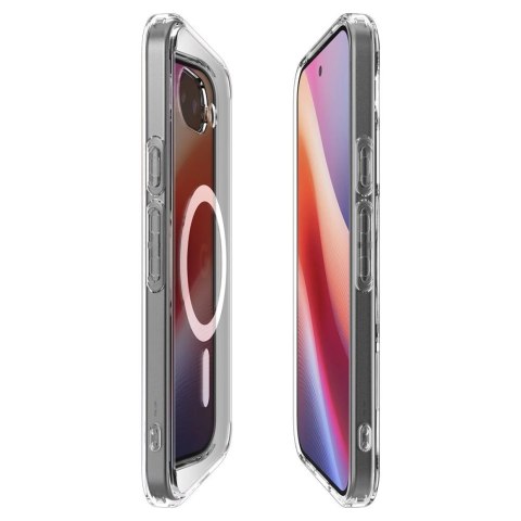 Etui Spigen Ultra Hybrid Mag MagSafe na Google Pixel 9A - przezroczysto-białe
