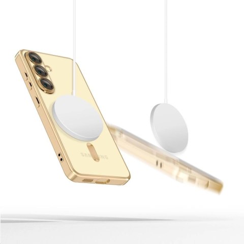 Etui Tech-Protect MagFlex MagSafe na Samsung Galaxy A26 5G - przezroczysto-złote Etui Tech-Protect MagFlex MagSafe na Samsung Galaxy A26 5G - przezroczysto-złote