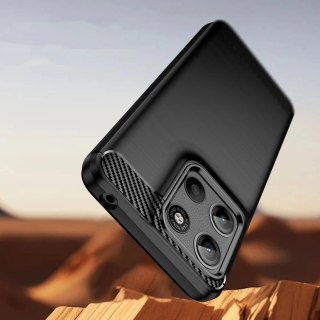 Etui Tech-Protect TPUCarbon na Motorola Moto G15 / G15 Power - czarne