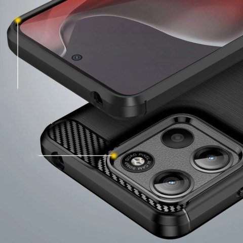 Etui Tech-Protect TPUCarbon na Motorola Moto G15 / G15 Power - czarne Etui Tech-Protect TPUCarbon na Motorola Moto G15 / G15 Power - czarne
