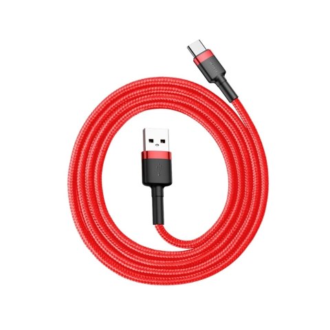 Kabel Baseus Cafule USB-A / USB-C QC 3.0 3A 1 m - czerwony Kabel Baseus Cafule USB-A / USB-C QC 3.0 3A 1 m - czerwony