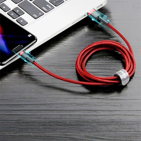 Kabel Baseus Cafule USB-A / USB-C QC 3.0 3A 1 m - czerwony Kabel Baseus Cafule USB-A / USB-C QC 3.0 3A 1 m - czerwony