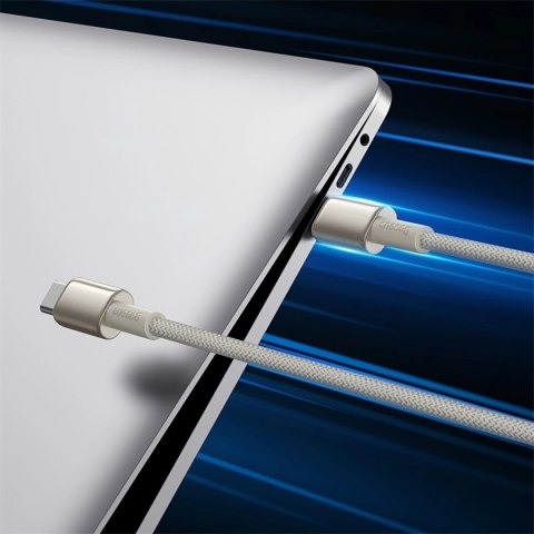 Kabel Baseus Tungsten Gold USB-C / USB-C 100W 2m - złoty Kabel Baseus Tungsten Gold USB-C / USB-C 100W 2m - złoty