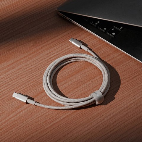 Kabel Baseus Tungsten Gold USB-C / USB-C 100W 2m - złoty Kabel Baseus Tungsten Gold USB-C / USB-C 100W 2m - złoty