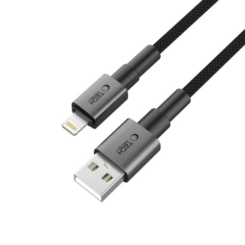 Kabel Tech-Protect Ultraboost DNA USB-A / Lightning 12W/2.4A 25 cm - szary Kabel Tech-Protect Ultraboost DNA USB-A / Lightning 12W/2.4A 25 cm - szary