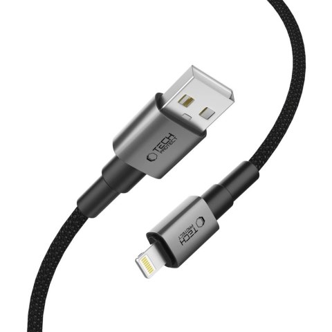 Kabel Tech-Protect Ultraboost DNA USB-A / Lightning 12W/2.4A 25 cm - szary Kabel Tech-Protect Ultraboost DNA USB-A / Lightning 12W/2.4A 25 cm - szary