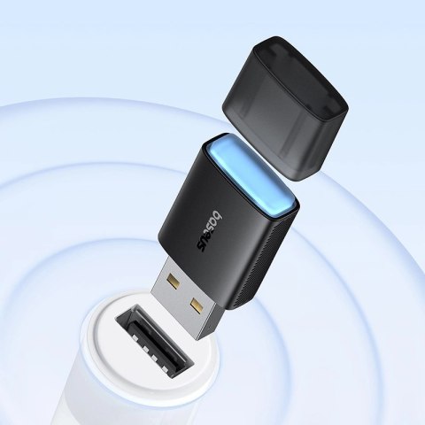 Karta sieciowa USB Baseus BS-OH170 650Mb/s 5GHz - czarna Karta sieciowa USB Baseus BS-OH170 650Mb/s 5GHz - czarna