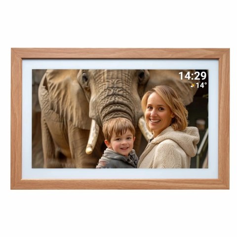 Ramka cyfrowa 21.5" Denver Frameo PFF-2162LW - jasnobrązowa Ramka cyfrowa 21.5" Denver Frameo PFF-2162LW - jasnobrązowa