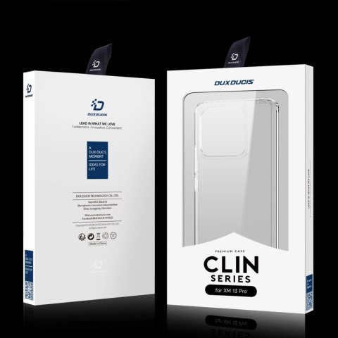 Dux Ducis Clin etui Xiaomi 13 Pro pancerny pokrowiec obudowa na tył przezroczyste Dux Ducis Clin etui Xiaomi 13 Pro pancerny pokrowiec obudowa na tył przezroczyste