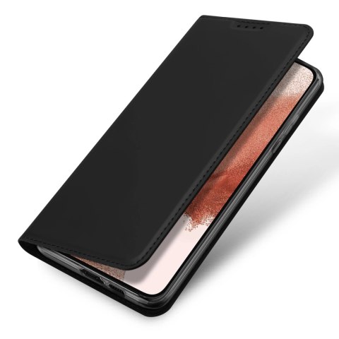Dux Ducis Skin Pro etui Samsung Galaxy S23+ pokrowiec z klapką portfel na kartę podstawka czarne Dux Ducis Skin Pro etui Samsung Galaxy S23+ pokrowiec z klapką portfel na kartę podstawka czarne