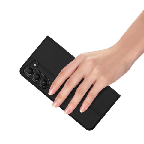 Dux Ducis Skin Pro etui Samsung Galaxy S23+ pokrowiec z klapką portfel na kartę podstawka czarne Dux Ducis Skin Pro etui Samsung Galaxy S23+ pokrowiec z klapką portfel na kartę podstawka czarne