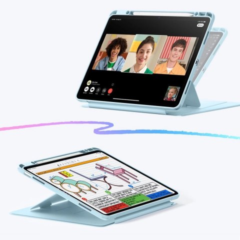 Etui ESR Flip Hybrid na iPad Air 13" 1 / 2 - niebieskie Etui ESR Flip Hybrid na iPad Air 13" 1 / 2 - niebieskie