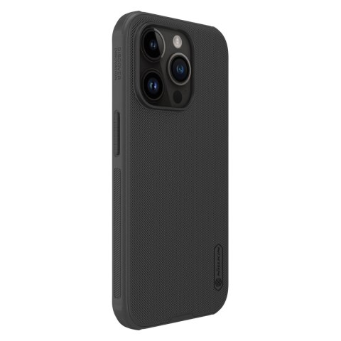Etui Nillkin Super Frosted Shield Pro Magnetic Case na iPhone 15 Pro - czarne Etui Nillkin Super Frosted Shield Pro Magnetic Case na iPhone 15 Pro - czarne