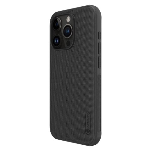 Etui Nillkin Super Frosted Shield Pro Magnetic Case na iPhone 15 Pro - czarne Etui Nillkin Super Frosted Shield Pro Magnetic Case na iPhone 15 Pro - czarne