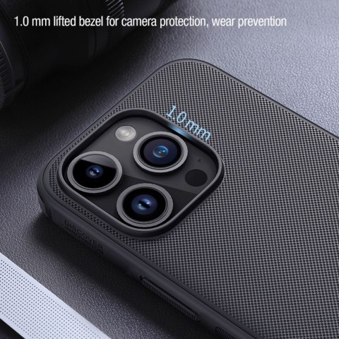 Etui Nillkin Super Frosted Shield Pro Magnetic Case na iPhone 15 Pro - czarne Etui Nillkin Super Frosted Shield Pro Magnetic Case na iPhone 15 Pro - czarne
