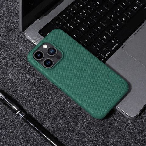 Etui Nillkin Super Frosted Shield Pro Magnetic Case na iPhone 15 Pro - czarne Etui Nillkin Super Frosted Shield Pro Magnetic Case na iPhone 15 Pro - czarne