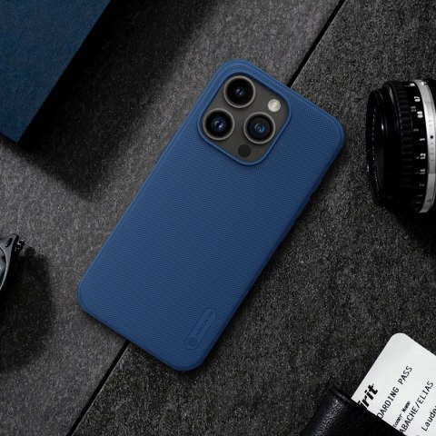 Etui Nillkin Super Frosted Shield Pro Magnetic Case na iPhone 15 Pro - czarne Etui Nillkin Super Frosted Shield Pro Magnetic Case na iPhone 15 Pro - czarne