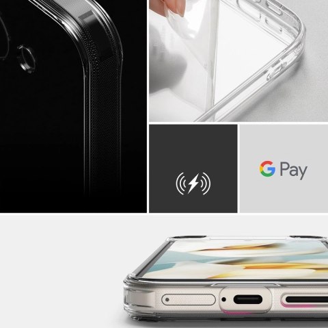 Etui Ringke Fusion na Google Pixel 9A - przezroczyste Etui Ringke Fusion na Google Pixel 9A - przezroczyste