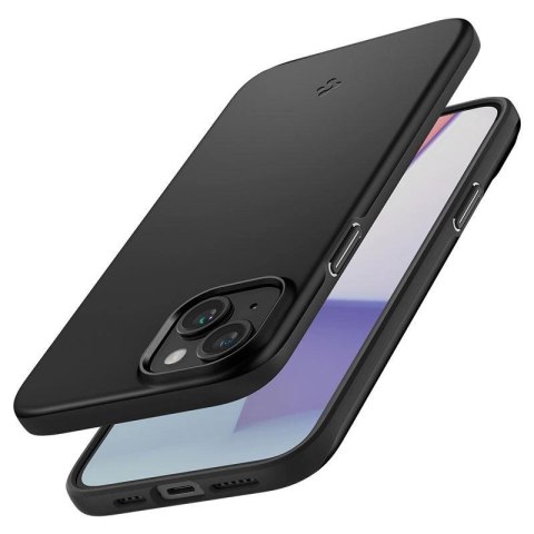 Etui Spigen Thin Fit na iPhone 15 - czarne Etui Spigen Thin Fit na iPhone 15 - czarne