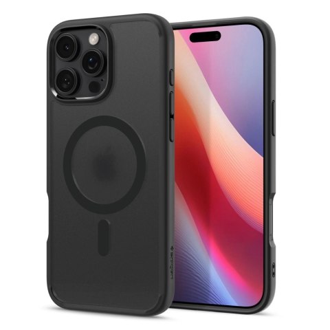 Etui Spigen Ultra Hybrid Mag z MagSafe na iPhone 16 Pro - czarne Etui Spigen Ultra Hybrid Mag z MagSafe na iPhone 16 Pro - czarne